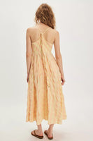 Free People Vid Midi Dress Style OB217992 in Creamsicle Combo; 