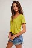 Free People We The Free Take 2 Tee Style OB2268456 in Rose Oil and in Warm Olives; 
