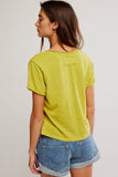 Free People We The Free Take 2 Tee Style OB2268456 in Rose Oil and in Warm Olives; 