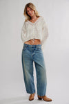 Free PEople Clothing Sweet Love Blouse style OB2258692 in Egret; 