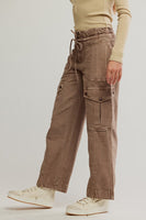 Free People Clothing Park Ave Pant Style OB2185441 in Dusted Cocoa; Fall Cargo Pant