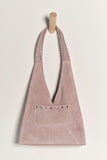Free People Knox Studded Suede Shoulder Bag style OB2229127 in Lilac Dust; Suede Studded Shoulder Bag; Free People Sued Studded Shoulder Bag