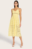 Generation Love Emma Lace Maxi Dress Style K00365144 in Citrine;Yellow Lace Maxi Dress;Summer Event Maxi Dress;Summer Gueat Of Dress; 