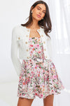 Generation Love Valentina Denim Jacket Style W00251103 in White; 
