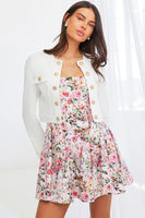 Generation Love Valentina Denim Jacket Style W00251103 in White; 