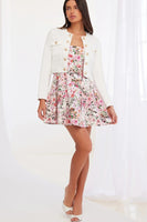 Generation Love Valentina Denim Jacket Style W00251103 in White; 