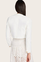 Generation Love Valentina Denim Jacket Style W00251103 in White; 