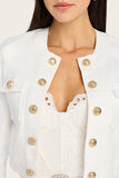 Generation Love Valentina Denim Jacket Style W00251103 in White; 
