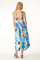 Gilner Farrar Clothing Julien Dress Style GF361CPO in Matisse Print; 