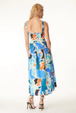 Gilner Farrar Clothing Julien Dress Style GF361CPO in Matisse Print; 
