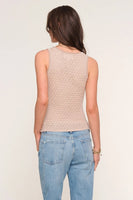 Heartloom Clothing Aniella Top Style 255S00A in Flax;Lightweight Knit Tank Top; 
