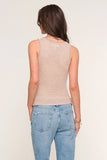 Heartloom Clothing Aniella Top Style 255S00A in Flax;Lightweight Knit Tank Top; 