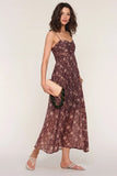 Heartloom Clothing Auren Dress Style 255D7TW in Batik;Smocked Bust Batik Printed Dress; 