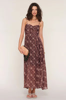Heartloom Clothing Auren Dress Style 255D7TW in Batik;Smocked Bust Batik Printed Dress; 