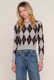 Heartloom Clothing Sweeney Sweater Style 267st4a in heather grey; 