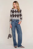 Heartloom Clothing Sweeney Sweater Style 267st4a in heather grey; 