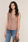 Heartloom Clothing Sydney Top Style 267bb9a in Doe; Polished closet essential top to wear with denim
