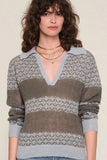 Heartloom Clothing bellotte sweater Style 25XS93B in Spruce; 