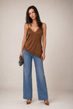 Heartloom Clothing chantale top Style 265BN3B in Cafe; 
