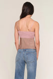 Heartloom Clothing rinoa top Style 259BV2A in Blush; Bow Front Detail Camisole Top
