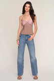 Heartloom Clothing rinoa top Style 259BV2A in Blush; Bow Front Detail Camisole Top