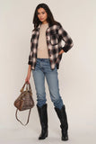 Heratloom Clothing Sierra Jacket Style 266UC6B in Black Plaid; 