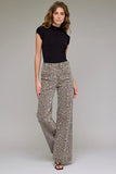 Hidden Jeans Happi Cheetah Flares Style HD310CF-CHE in Cheetah; High Rise Flare leg Cheetah Jeans; Fall Flare Jeans