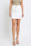 Peyton Pearl Wash Tie Waist Mini Skirt