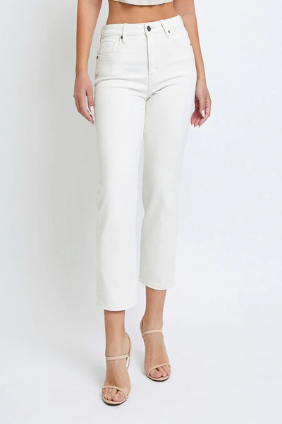 Hidden Jeans Tracey High Rise Crop Style HD1551ST-SS in Sea Salt; 