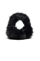 Jocelyn Clothing Kush Earmuffs Style JAF23050 in Black and Ivory;faux Fur EarMuffs; 