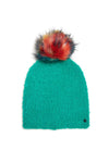 Jocelyn Clothing Lauryn Faux Angora Hat Style JAF23082 in Green; 
