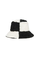 Jocelyn Clothing Tunnel Bucket Hat Style JAF23035 in Black White; 