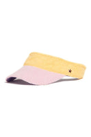 Jocelyn Colorblock Terry Visor Style JAS23109 In Pink and in Orange