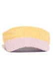 Jocelyn Colorblock Terry Visor Style JAS23109 In Pink and in Orange