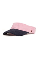 Jocelyn Colorblock Terry Visor Style JAS23109 In Pink and in Orange