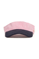Jocelyn Colorblock Terry Visor Style JAS23109 In Pink and in Orange