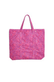 Joeclyn The Cassis Printed Terry Tote style JAS23040P Pnk in Pink Multi; 