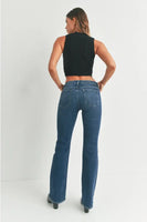 Just Black Denim Low Rise Vintage SLim Bootcut Jean style BP441J-DK;low rise jeans;low rise bootcut jeans;dark wash bootcutt jeans; 
