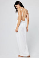 L-Space Clothing Mia Cover-up Style MIACV20 in White and Black;Cover-up Skirt;Maxi Cover-up Skirt; 