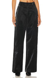 Line and Dot Clothing Dixie Pant Style LP7582B in Black;TExtured Faux LEather Pant;Line & Dot Textured Faux Leather Pant; 