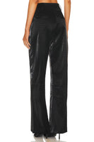 Line and Dot Clothing Dixie Pant Style LP7582B in Black;TExtured Faux LEather Pant;Line & Dot Textured Faux Leather Pant; 