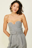 Line and Dot Clothing Paol Top Style LT4455M in Heather Grey; 