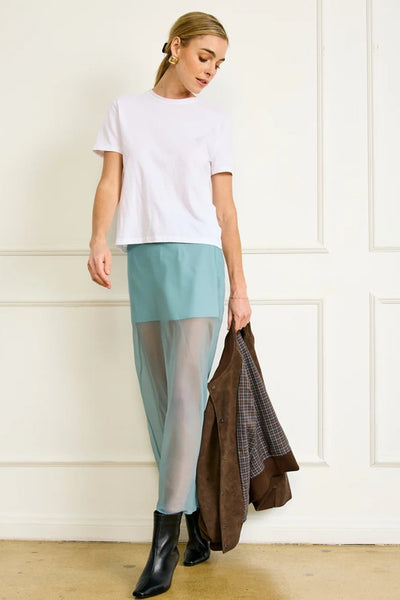 Line and Dot Clothing Ryker Skirt Style LS5626M in Seafoam 