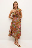 MArie Oliver Mccauley Top Style 1M13-138-211B in Tahiti;Tropical Print One Shoulder Top; 