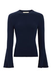 Marie Oliver Clothing CARREY TOP Style 5C2T-278 in both Turtledove and in Navy; 