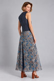 Marie Oliver GRACEN SKIRT style 3G4-377-202A in Aegean. Perfect Fall skirt to wear with sweaters