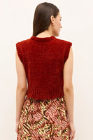 Marie Oliver Clothing Presley Shell Top Style 5P2T-326-128 in Nutmeg;Chenielle Shell Tank Top;Layering Top; 