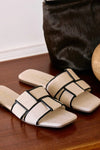Matisse Footwear Biscayne Slide in Natural;Flat Slide Sandal; 