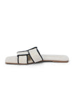 Matisse Footwear Biscayne Slide in Natural;Flat Slide Sandal; 
