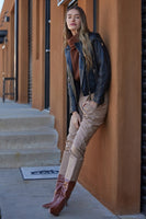 Mauritius Leather Peggy RF jacket Style Peggy RF in Black Beige; 